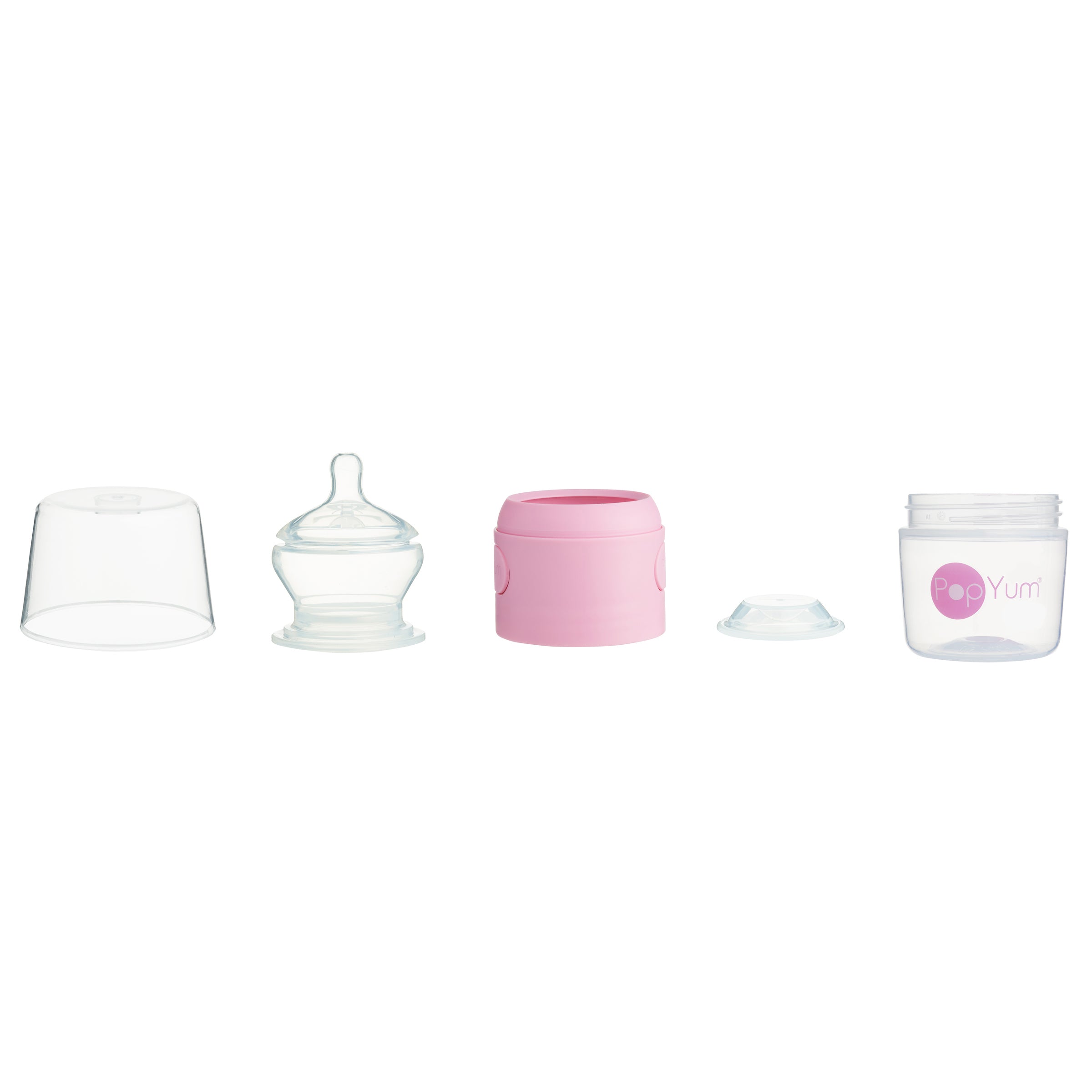 Pack de 2 Biberons Rose, 150 ML